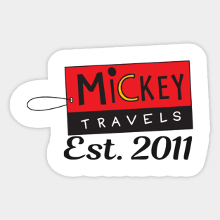 MickeyTravels Est. 2011 Sticker